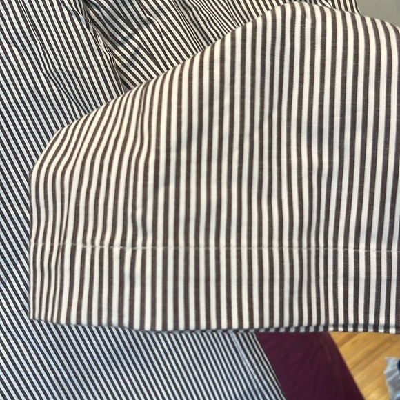 LOFT 8T striped pants with adjustable belt NWT - Picture 8 of 9